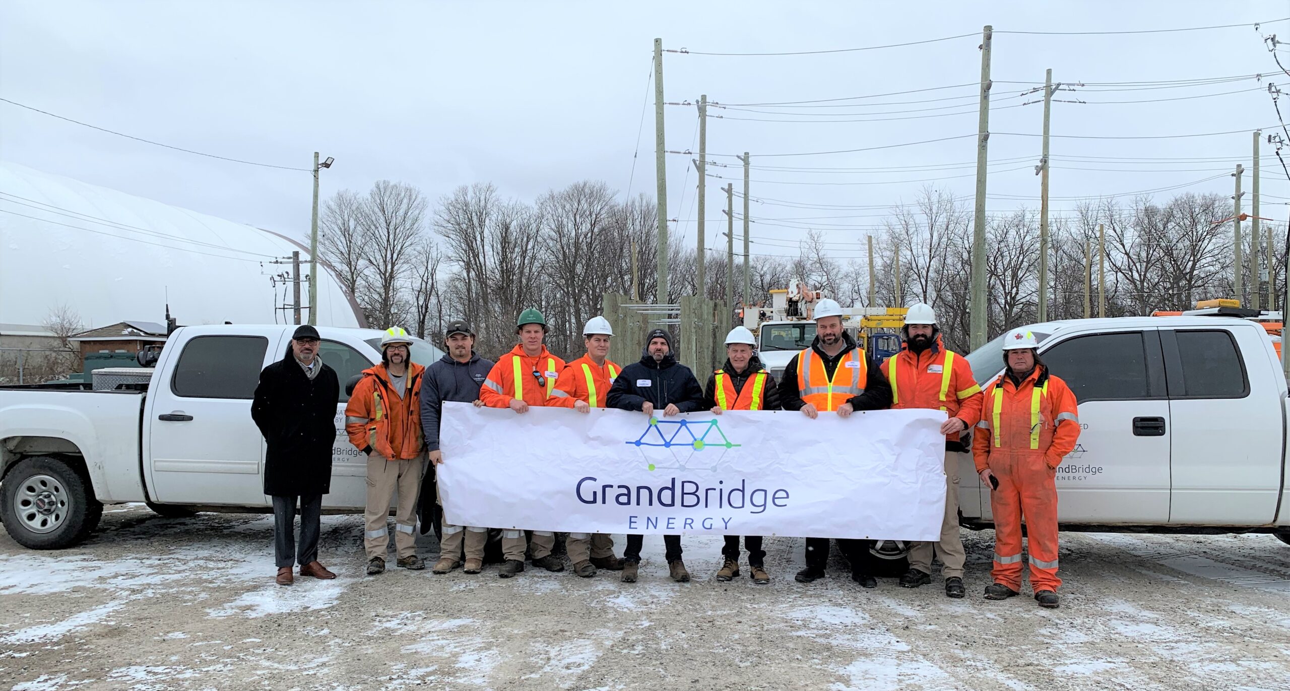 GrandBridge Energy donates its utility vehicles.