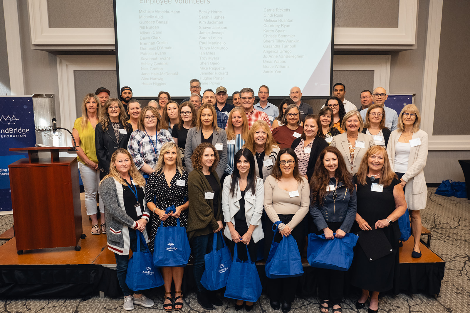 GrandBridge Energy's Event Volunteers.