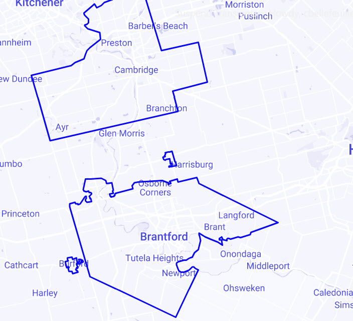 Image of GrandBridge Energy service territory