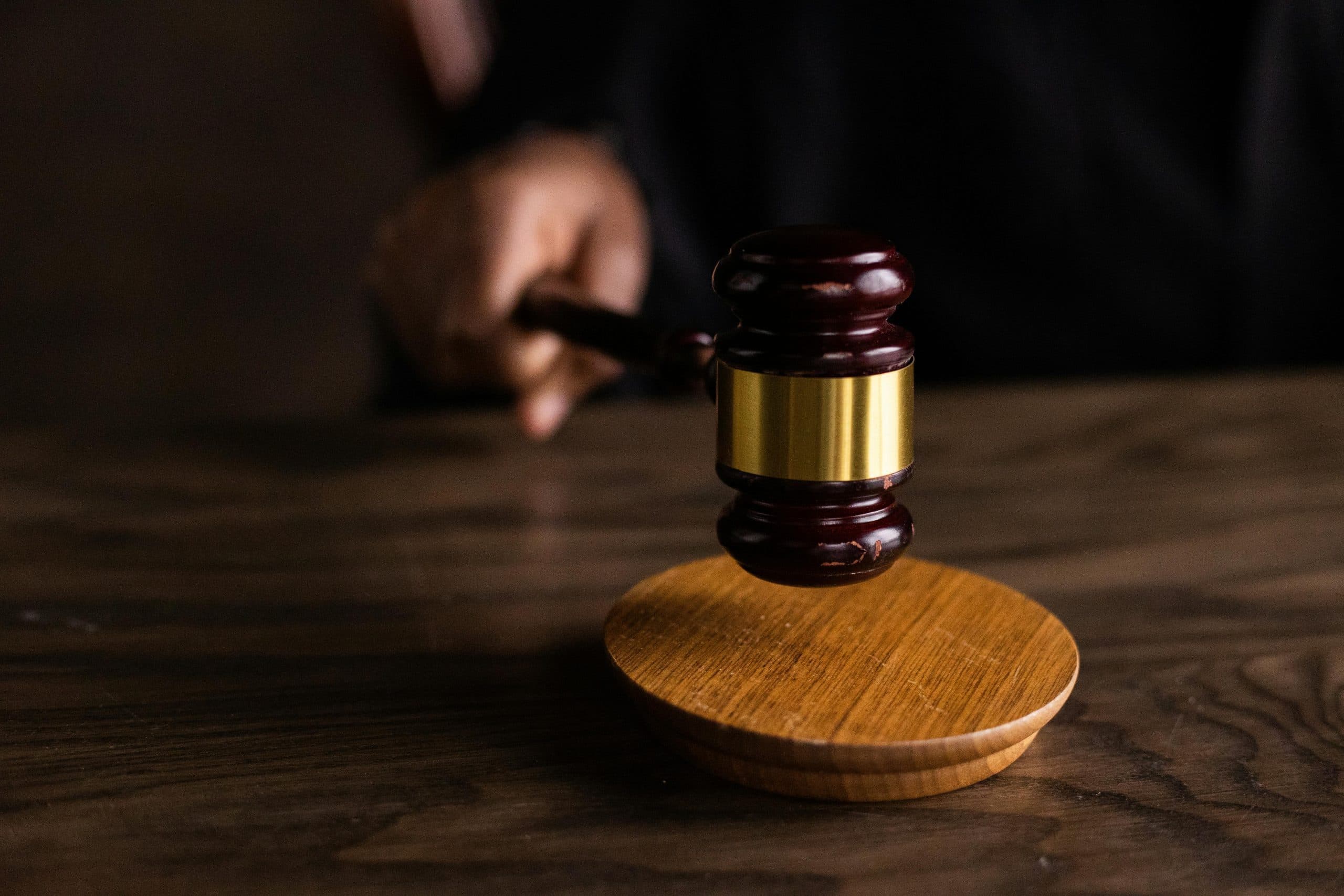 Image of a judge's gavel.