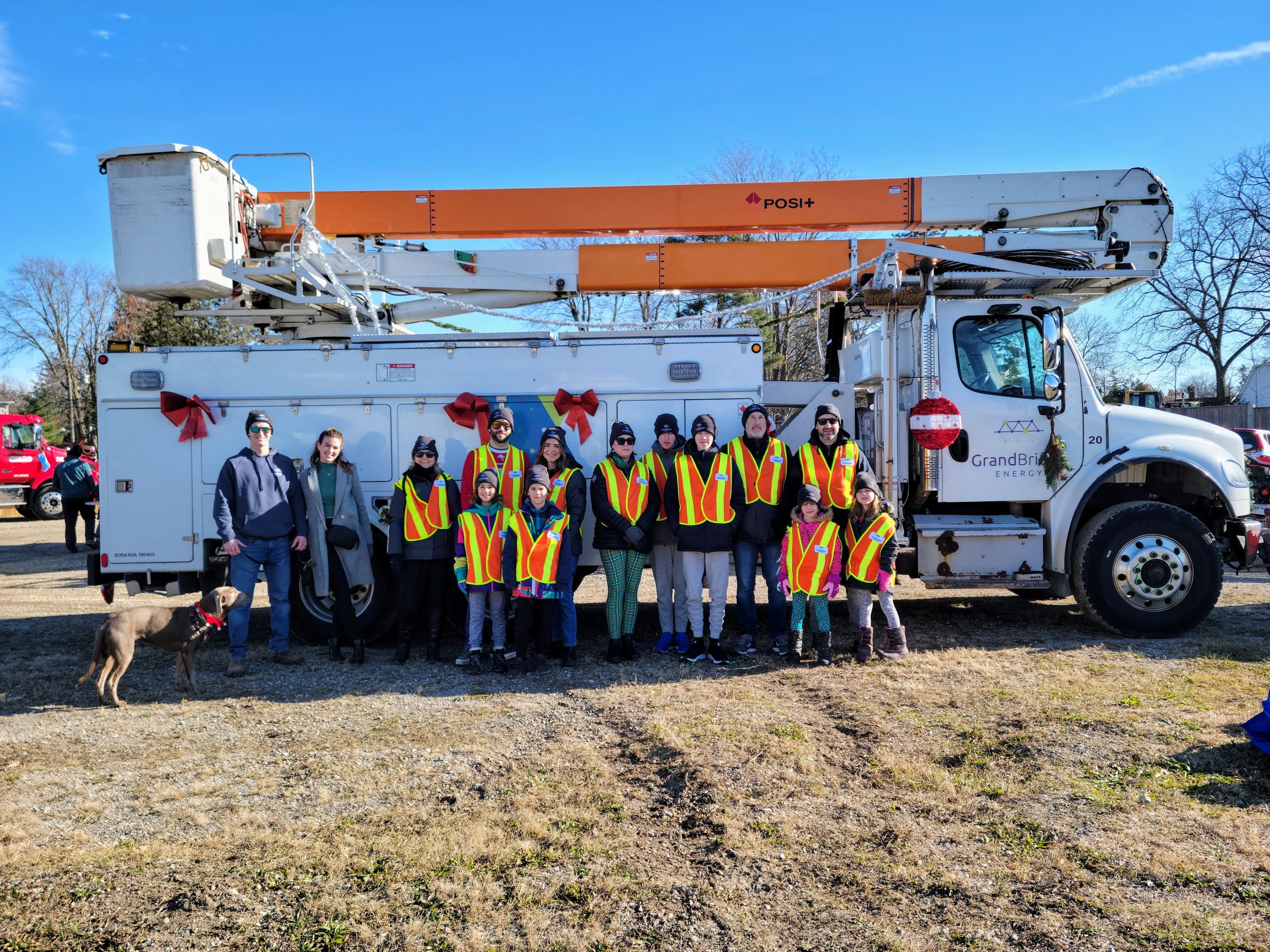 The GrandBridge Energy team at the Ayr Parade.