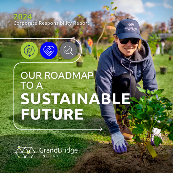 planting a tree with graphics over top of image.